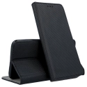 BOOKX-MI10LITENOIR - Etui Xiaomi Mi 10-LITE rabat latéral fonction stand coloris noir