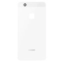 CACHE-P10LITEBLANC - Dos cache arrière Huawei P10-Lite en verre blanc 
