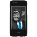 COVIP6SINGECRAVATBLE - Coque rigide iPhone 6s motif Monkey Tie Blue