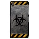 CPRN1Z3PLUSRADIOACTIF - Coque rigide noire pour Sony Xperia Z3-Plus avec impression Motif radioactif