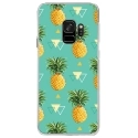 CRYSGALAXYS9ANANAS - Coque rigide transparente pour Samsung Galaxy S9 avec impression Motifs ananas