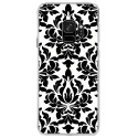 CRYSGALAXYS9BAROQUE2 - Coque rigide transparente pour Samsung Galaxy S9 avec impression Motifs style baroque 2