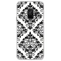 CRYSGALAXYS9BAROQUE5 - Coque rigide transparente pour Samsung Galaxy S9 avec impression Motifs style baroque 5