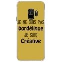 CRYSGALAXYS9BORDELIQUEOR - Coque rigide transparente pour Samsung Galaxy S9 avec impression Motifs Je ne suis pas bordélique o