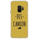 CRYSGALAXYS9DISCAMIONOR - Coque rigide transparente pour Samsung Galaxy S9 avec impression Motifs Dis Camion or