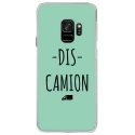 CRYSGALAXYS9DISCAMIONTURQUOI - Coque rigide transparente pour Samsung Galaxy S9 avec impression Motifs Dis Camion turquoise