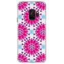 CRYSGALAXYS9GUY01 - Coque rigide transparente pour Samsung Galaxy S9 avec Motifs ronds en forme de bonhommes 1