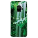 CRYSGALAXYS9HUMANITY - Coque rigide transparente pour Samsung Galaxy S9 avec impression Motifs Humanity