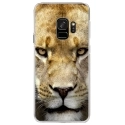 CRYSGALAXYS9LIONNE - Coque rigide transparente pour Samsung Galaxy S9 avec impression Motifs tête de lionne