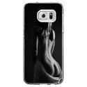 CRYSGALS7EDGEFEMMENUE - Coque rigide transparente pour Samsung Galaxy S7-Edge avec impression Motifs femme dénudée