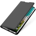 DUX-MIA3GRIS - Etui Xiaomi Mi-A3 gris foncé fin avec rabat latéral aimant invisible et coque souple