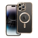 ELECTRO-IP12PROGOLD - Coque pour iPhone 12 Pro avec système MagSafe et protection lentilles coloris violet