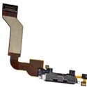 FLEXDOCKIP4SNOIR - Connecteur de charge avec nappe iPhone 4S Noir 821-1301-04