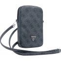 GUESS-GUWBZP4GFTSK - Sac Guess pour smartphone en simili cuir noir avec bandoulière