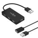 HUB-MAXLIFE - Hub USB MaxLife 4 prises USB 2.0
