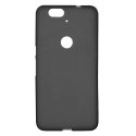 MINIGELBIMATNEXUS6P - Coque Souple Housse minigel noire mat pour Google Nexus 6P avec contour brillant glossy