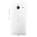 MINIGELBLANCLUM640XL - Coque Housse minigel blanche aspect grivé Lumia 640 XL
