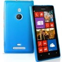 MINIGELBLEULUM925 - Coque Housse minigel bleu glossy Lumia 925 Nokia