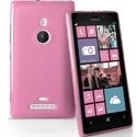 MINIGELROSELUM925 - Coque Housse minigel rose glossy Lumia 925 Nokia