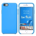 MOX-FLUOIP6BLEU - Coque souple Be Fluo coloris Bleu marine pour iPhone 6s