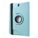 ROTATETABS397BLEU - Etui aspect cuir bleu support rotatif pour Samsung Galaxy Tab-S3 9,7 Pouces
