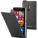 SLIMLUMIA925 - Etui Slim à rabat pour Nokia Lumia 925 matière noir lisse aspect mat