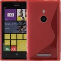 SLINELUM925ROUGE - Coque Housse S-Line rouge Lumia 925 Nokia