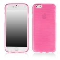 SOFTYMETALIP647ROSE - Coque souple en gel effet métallisé pour iPhone 6 de 4,7 pouces coloris rose