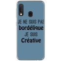 TPU0A40BORDELIQUEBLEU - Coque souple pour Samsung Galaxy A40 avec impression Motifs Je ne suis pas bordélique bleu