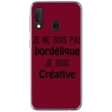 TPU0A40BORDELIQUEBORDEA - Coque souple pour Samsung Galaxy A40 avec impression Motifs Je ne suis pas bordélique bordeau