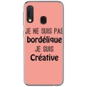 TPU0A40BORDELIQUEROSE - Coque souple pour Samsung Galaxy A40 avec impression Motifs Je ne suis pas bordélique rose