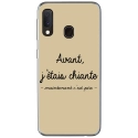 TPU0A40CHIANTETAUPE - Coque souple pour Samsung Galaxy A40 avec impression Motifs Avant, j'étais chiante taupe