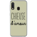 TPU0A40CHIEUSEVERT - Coque souple pour Samsung Galaxy A40 avec impression Motifs Chieuse d'Amour vert