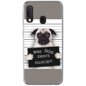 TPU0A40DOGPRISONTRISTE - Coque souple pour Samsung Galaxy A40 avec impression Motifs bulldog prisonnier