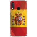 TPU0A40DRAPESPAGNE - Coque souple pour Samsung Galaxy A40 avec impression Motifs drapeau de l'Espagne