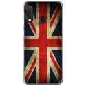 TPU0A40DRAPUKVINTAGE - Coque souple pour Samsung Galaxy A40 avec impression Motifs drapeau UK vintage