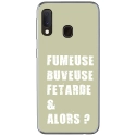 TPU0A40FUMEUSEVERT - Coque souple pour Samsung Galaxy A40 avec impression Motifs fumeuse et alors vert