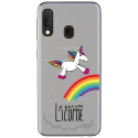 TPU0A40LICORNE - Coque souple pour Samsung Galaxy A40 avec impression Motifs Je suis une licorne