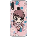 TPU0A40PETITEFILLE - Coque souple pour Samsung Galaxy A40 avec impression Motifs petite fille manga