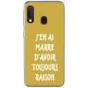 TPU0A40RAISONOR - Coque souple pour Samsung Galaxy A40 avec impression Motifs marre d'avoir raison or