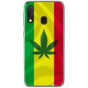 TPU0A40RASTA - Coque souple pour Samsung Galaxy A40 avec impression Motifs rasta