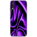 TPU0A40SOIEMAUVE - Coque souple pour Samsung Galaxy A40 avec impression Motifs soie drapée mauve