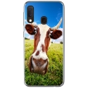 TPU0A40VACHE - Coque souple pour Samsung Galaxy A40 avec impression Motifs vache