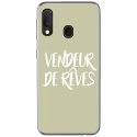 TPU0A40VENDREVEVERT - Coque souple pour Samsung Galaxy A40 avec impression Motifs vendeur de rêves vert