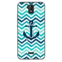 TPU0ALTICES51ANCRE - Coque souple pour Altice S51 avec impression Motifs ancre