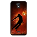 TPU0ALTICES51BALLONFOOT - Coque souple pour Altice S51 avec impression Motifs Ballon de football enflammé