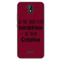 TPU0ALTICES51BORDELIQUEBORDEA - Coque souple pour Altice S51 avec impression Motifs Je ne suis pas bordélique bordeau