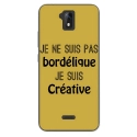 TPU0ALTICES51BORDELIQUEOR - Coque souple pour Altice S51 avec impression Motifs Je ne suis pas bordélique or