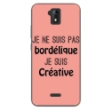 TPU0ALTICES51BORDELIQUEROSE - Coque souple pour Altice S51 avec impression Motifs Je ne suis pas bordélique rose