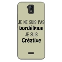 TPU0ALTICES51BORDELIQUEVERT - Coque souple pour Altice S51 avec impression Motifs Je ne suis pas bordélique vert